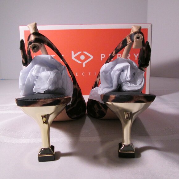 Katy Perry Oceanview Sling Back Leopard Print Sz 7.5 NIB - Picture 9 of 12